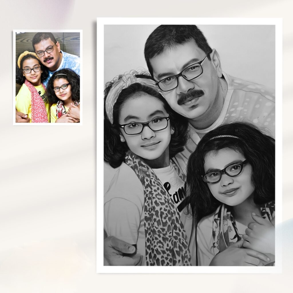 Custom Portrait Artist in Delhi