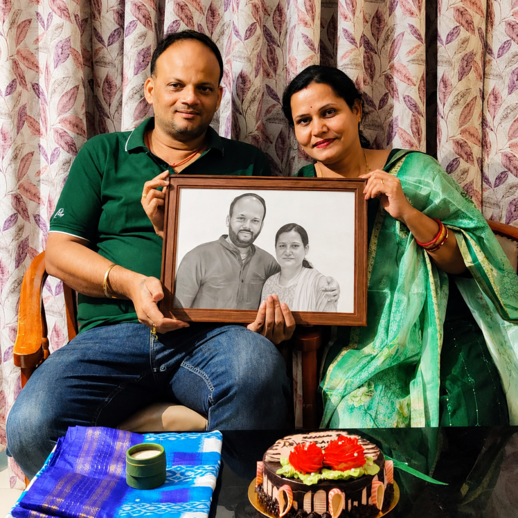 Custom Portrait Artist in Delhi