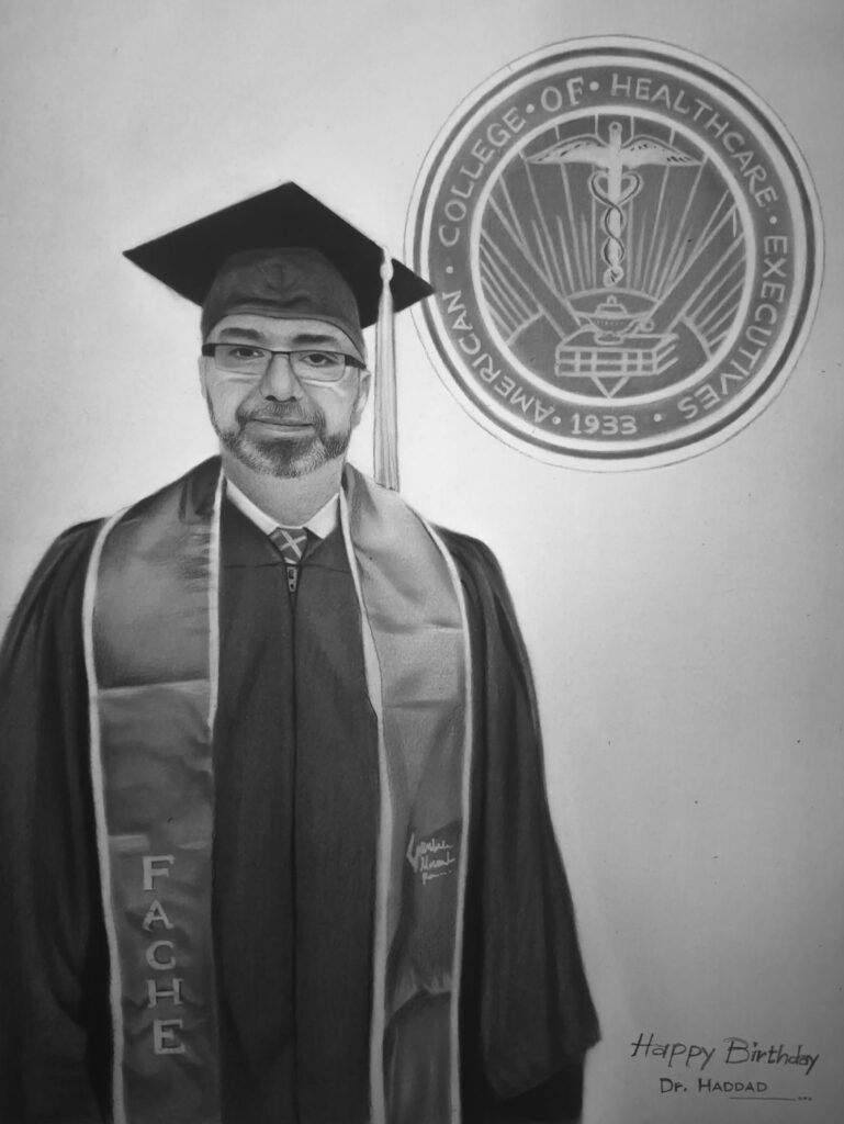 hand drawn portrait artist